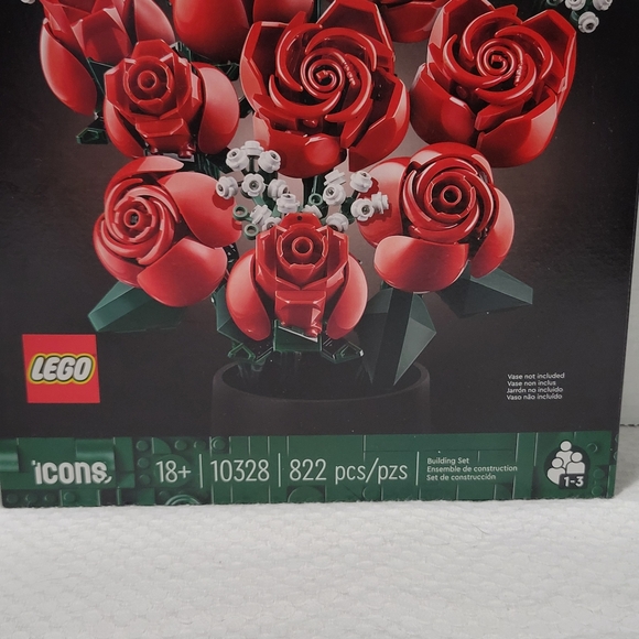 Lego Bouquet of a dozen red roses blooming artificial flowers for her him Ltd Ed - Picture 5 of 8